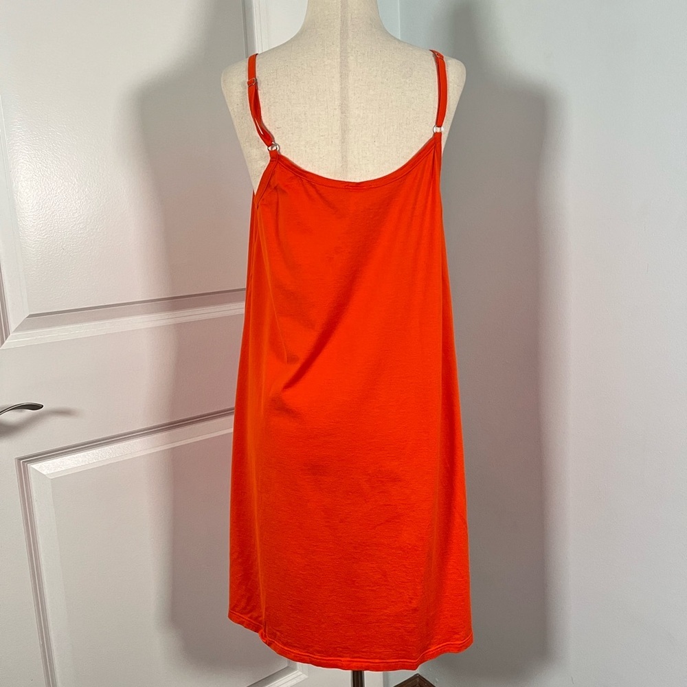 HANRO Orange night dress gown size M - Picture 5 of 6